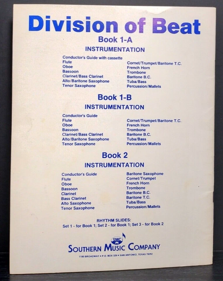 Division of Beat: A Breath Impulse Method for Intermediate Band Classes Book 2 - Image 2 of 4