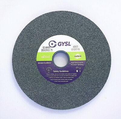 10 Zoll Tisch Hartmetall Schleifscheibe - 250 x 25 x 31,75 mm grobe 46er Körnung