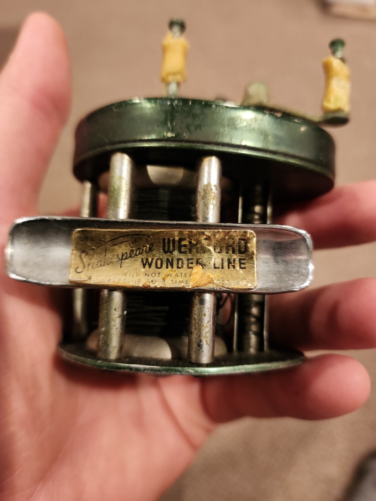 Moulinet de pêche Shakespeare Light Wondereel n° 1921 modèle FK vintage - France