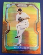 2021 Panini Prizm Nick Neidert Miami Marlins Cosmic Haze Prizm #231 RC
