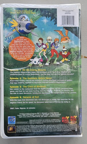 Digimon: The Emperor's Last Stand VHS 2001 sealed - Picture 3 of 4