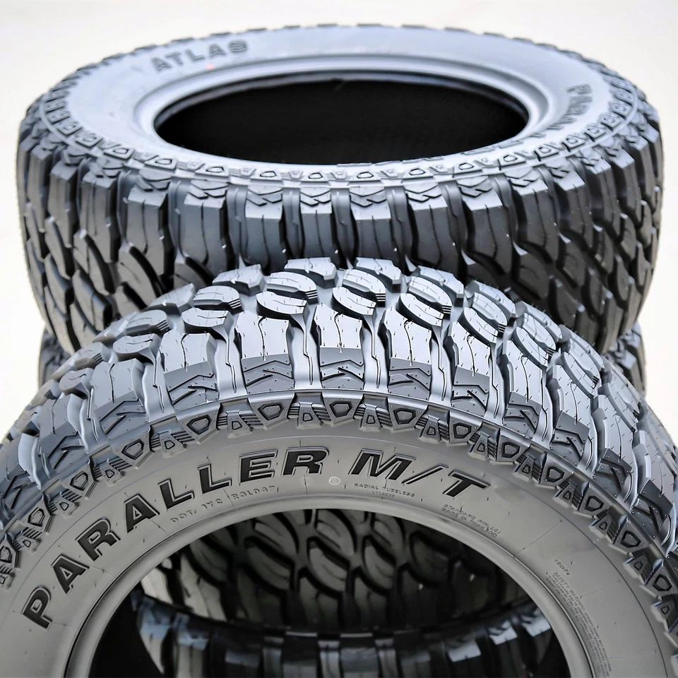 2 Tires Atlas Paraller M/T LT 295/60R20 Load E 10 Ply MT Mud Tire Foto 3 de 4