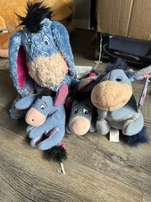 Bundle of Eeyore plush soft toys. Disney store exclusive, BNWT. 
