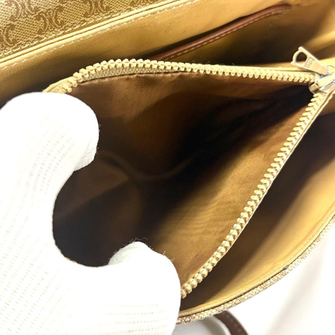 Rare Popular CELINE Macadam Pattern Shoulder Bag … - image 19