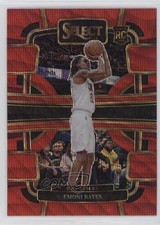 2023-24 Panini Select Concourse Red Wave Prizm Emoni Bates #67 0b3