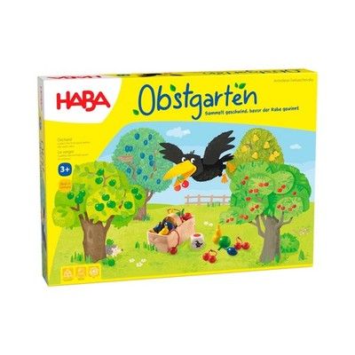 Obstgarten Kinderspiel von HABA für 2-4 Kinder ab 3 Jahren DE Neu + OVP