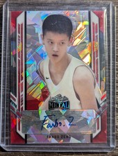 2021-22 Leaf Metal - Portrait Autographs Fanbo Zeng #PA-FZ1 Red Mojo 2/3
