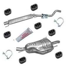Mitteltopf+ Endtopf + KIT Auspuff  Opel Astra G CC T98  DTi  Bj.06/03-12/2005