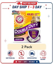 2 pack ARM HAMMER Double Duty Cat Litter, Advanced Odor Control Clumping