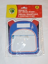 3 Magnetic Dry Erase Boards Backpack Shaped Teaching Tree 5.75 in X 5.2 in
