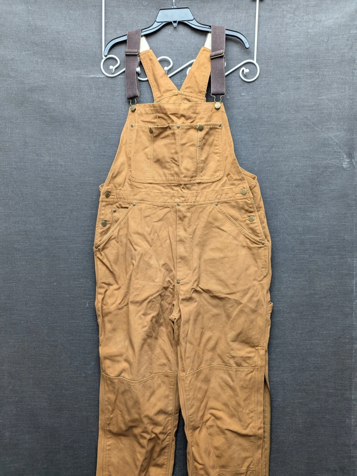 Cabela's Brown Overalls Canvas 100% Cotton Work Hunting Outdoors No Lining L Reg
Opens in a new wind