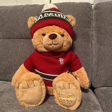 Harrods 2023 Christmas Teddy Bear Ethan 36cm Limited Edition Plush Collector