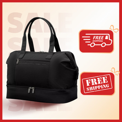 [FASH SALE] Samsonite Better Than Basic 19in Drop Bottom Weekender Duffel Black