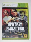 Red Dead Redemption: Game of the Year Edition (Xbox 360) No Manual - Tested
