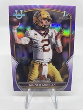 Tanner Morgan ‘22 Bowman University Chrome 1st Bowman Purple Refractor /399