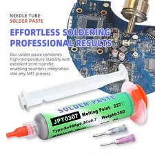 NC 559 ASM SYRINGE SOLDER PASTE LEAD FREE LOW RESIDUE SOLDER FLUX NO CLEAN PARKS