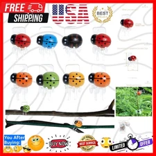 Garden Versatility with 30Pcs Ladybug Plant Clips - Ideal for Orchids & Crafts