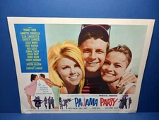 Pajama Party 1964 AIP Lobby Card #2