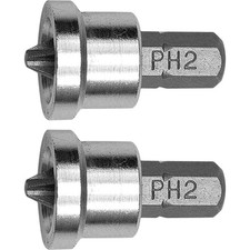 PHILLIPS Bits Mit Schutz PH2 f&uuml;r Schraubendreher VOREL 151082942, Schrauben Bits