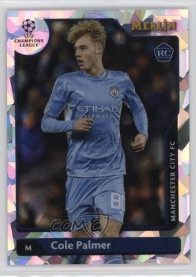 2021 Merlin Collection Chrome UEFA Club Competitions Cole Palmer Rookie RC 7iu