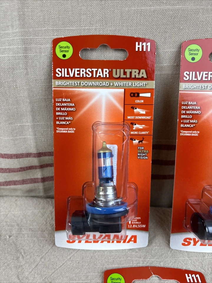 Bombilla halógena de alto rendimiento SYLVANIA artículo H11SU.BP bombilla única NUEVA Foto 2 de 4