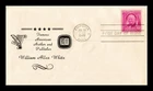 DR JIM STAMPS US WILLIAM ALLEN WHITE PUBLISHER FIRST DAY ISSUE SCOTT 960 COVER