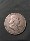 1952-D Benjamin Franklin Silver Half Dollar 90% Silver