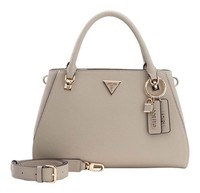 Guess Noelle Ii Luxury Satchel Handtasche Tasche Taupe Taupe Neu