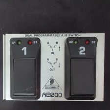 Behringer Dual A/B Switch AB200 Stainless Ste...