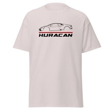 For Huracan Fans V10 Mid-Engine Track Supercar T-Shirt Birthday Racing Unisex