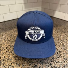 Vtg 90s New York Yankees New Era Pro Design Snapback Hat Made in USA Deadstock