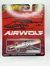 Hot Wheels Premium Pop Culture Airwolf Helicopter - Diecast Toy