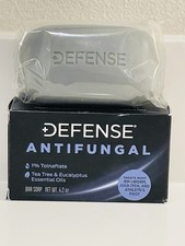 Defense Antifungal Bar Soap W/Tea Tree Eucalyptus Oils - Medicated Formula