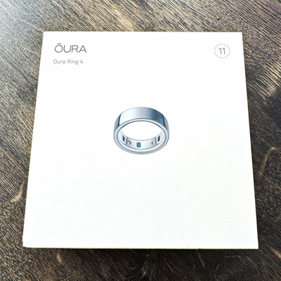 Oura Ring 4 Silber Gr. 11 Neu&OVP