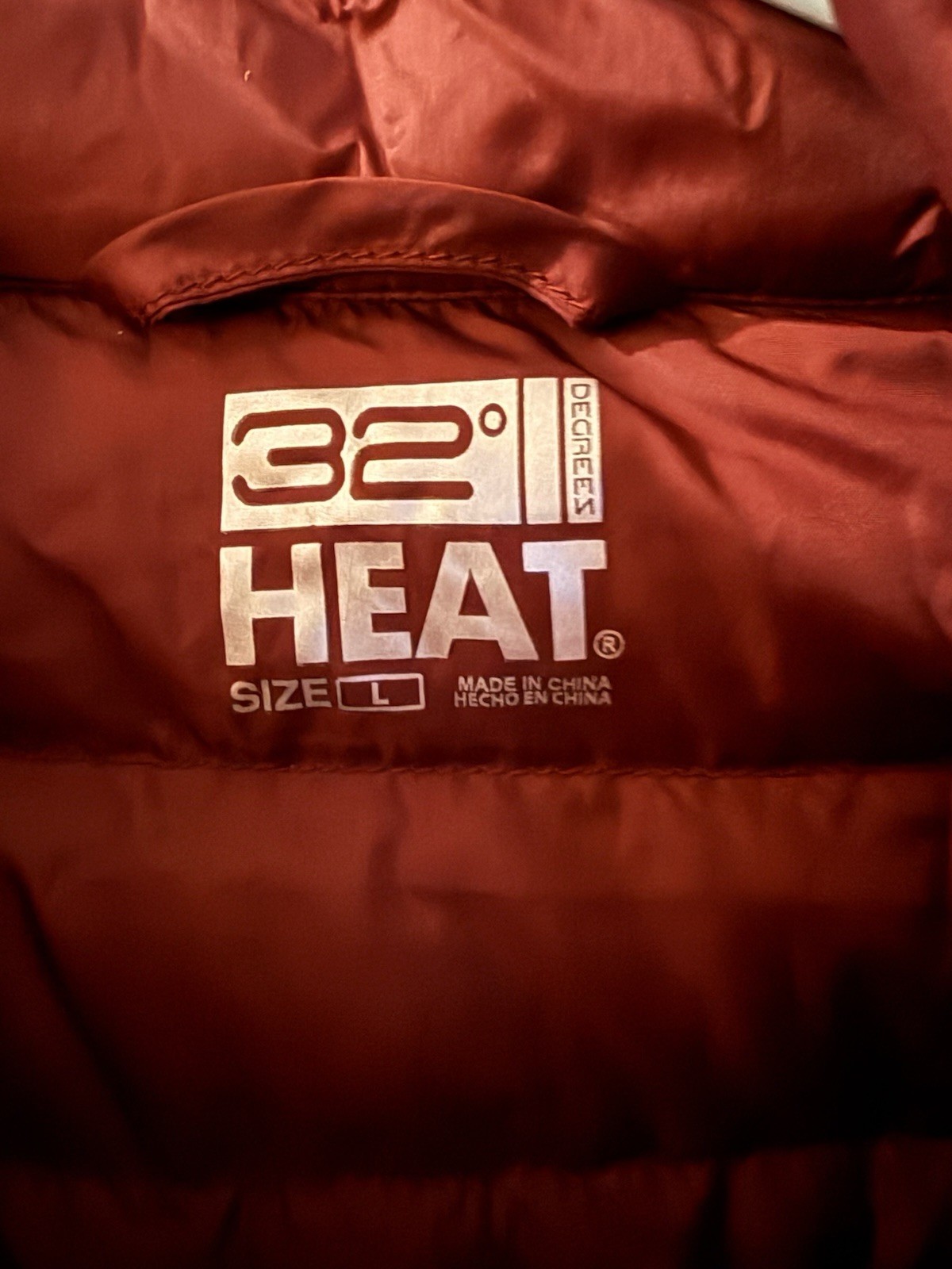 Women's Small Rust-Colored Puffer Jacket Water-Re… - image 3