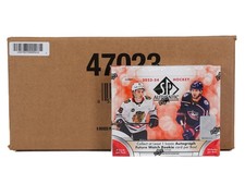 2023/24 UPPER DECK SP AUTHENTIC HOCKEY HOBBY 16-BOX CASE