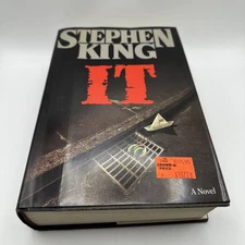 IT Stephen King 1st Edition 2nd Printing 1986 Hardcover Book Viking Dust Jacket