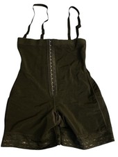 Faja Firme Post Cirugía Control Post Parto Modelador Corporal Negro Talla Mediana