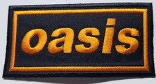 oasis Band Embroidered orange Patch approx. 1.75x3.75"