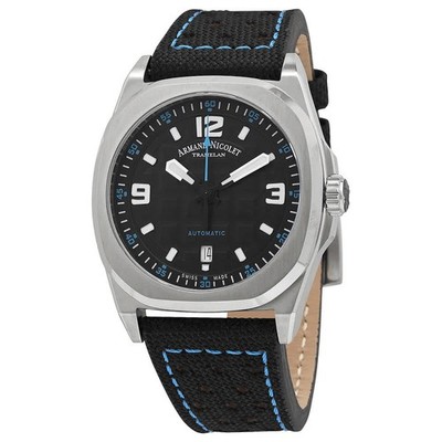 Armand Nicolet JH9 Date Automatic Black Dial Men's Watch A660HAA-NZ-P0668NZ8