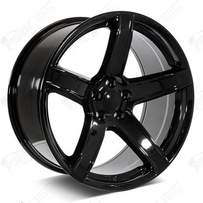 20'' Hellcat HC2 Rims Gloss Black Stagger Rims Fit Challenger Charger 300C RWD