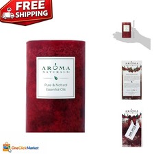 Aroma Naturals Orange Clove Cinnamon Pillar Candle 2.5x4 Holiday Scented