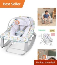 Keep Cozy 3-in-1 Baby Bouncer  Toddler Rocker - For Infants 0-30 Madi