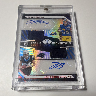 Panini Illusions Rookie Reflections Corum/Brooks Dual Patch Auto /199