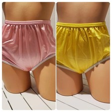 Teri Lingerie 331 Nylon Full Brief Panty Double Nylon Gusset Rare Colors