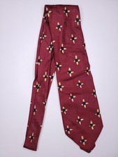 Sartori Mens Formal Necktie 58"Lx4"W Burgundy Neck Tie