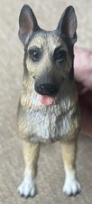 Ceramic German Shepherd Figurine, Standing - 6 Inch