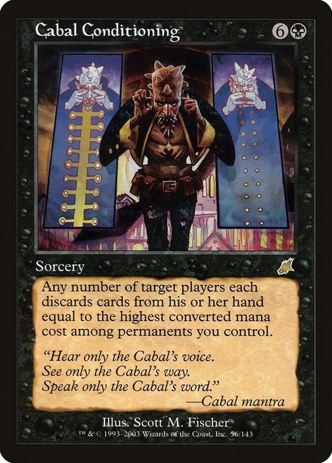 1x Cabal Conditioning (Scourge)