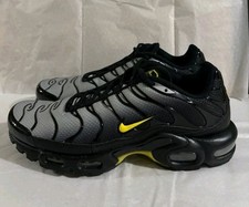 Nike Air Max Plus TN Wolf Grey Optic Yellow Black Men Size 9