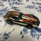 Vintage 1975 Hot Wheels Gold Chrome Corvette Stingray Blackwall HK